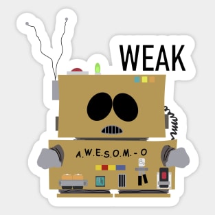 WEAK Sticker